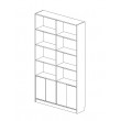 Bookshelf with 2 Sections 4 Doors 